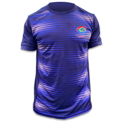 Remera Running Azul Yacare XV - Quince